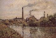 Camille Pissarro Metaponto factory Schwarz oil painting reproduction